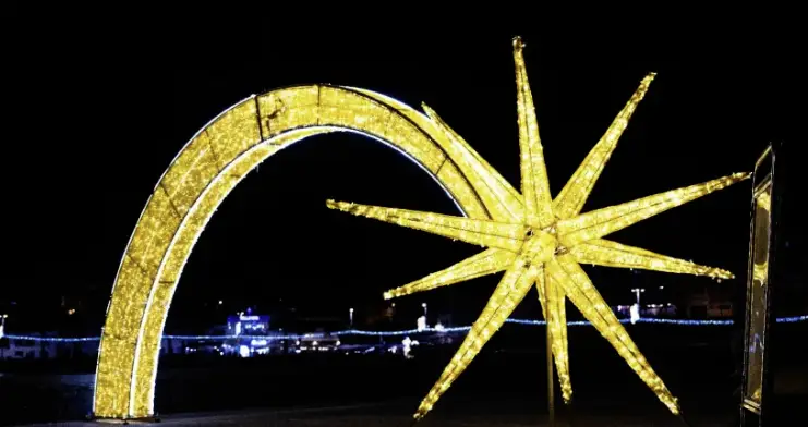 Christmas Lights & Installations at Charco de San Ginés (Navilan)