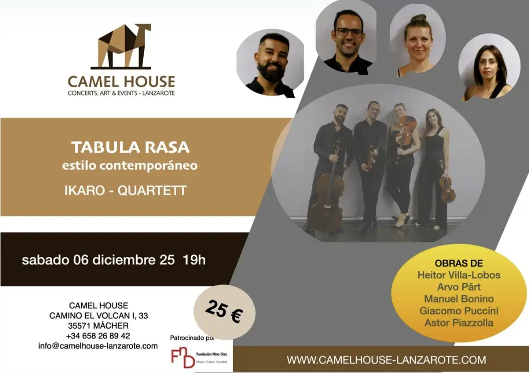 Tabula Rasa – Ikaro String Quartet at Camel House