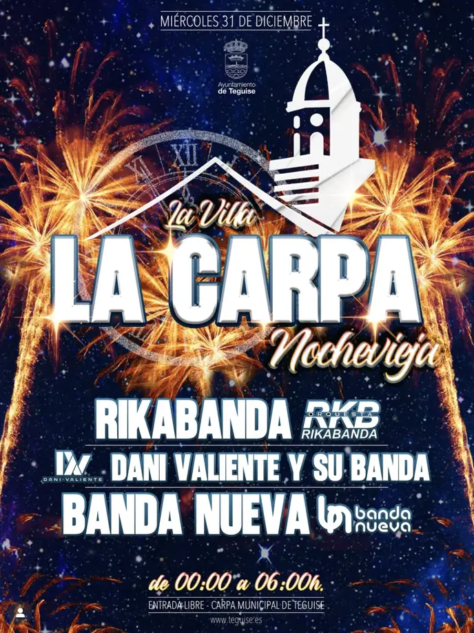 La Villa New Year’s Eve Party 2025 in La Villa de Teguise