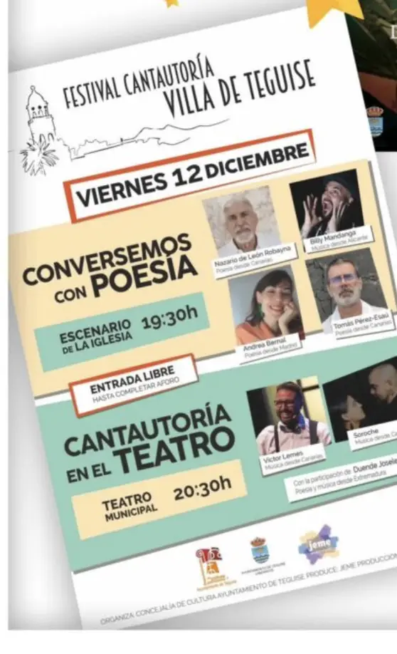 Songwriter Night at the Theatre – Cantautoría