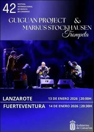 🎶 Island roots + European jazz: timple, guitar & double bass with trumpet