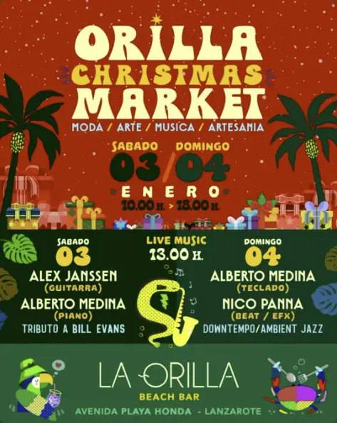 Orilla Christmas Market – La Orilla Beach Bar (Playa Honda)