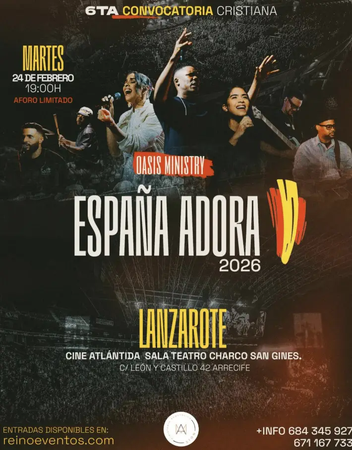 Oasis Ministry (España Adora 2026) — Live Worship Concert (Cine Atlántida)