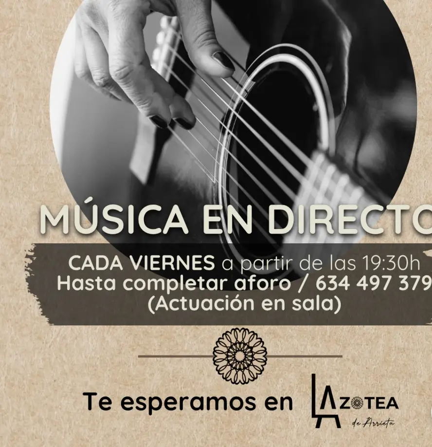 Live Music (Every Friday) — La Azotea de Arrieta