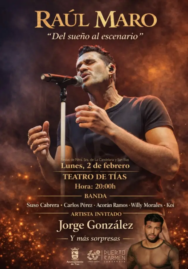 Raúl Maro: “Del sueño al escenario” — Teatro Municipal de Tías