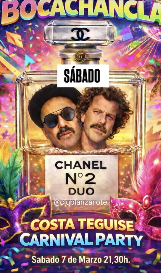Costa Teguise Carnival Party — “Chanel Nº2 Dúo”