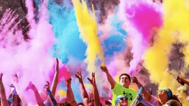 Colour Party with Inflatables